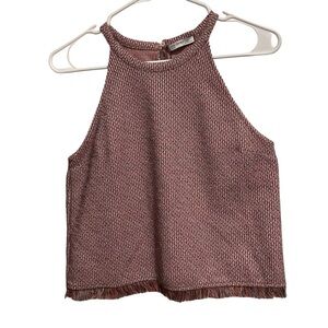 Zara Trafaluc Women’s Crop Halter Tank Top Multicolor
